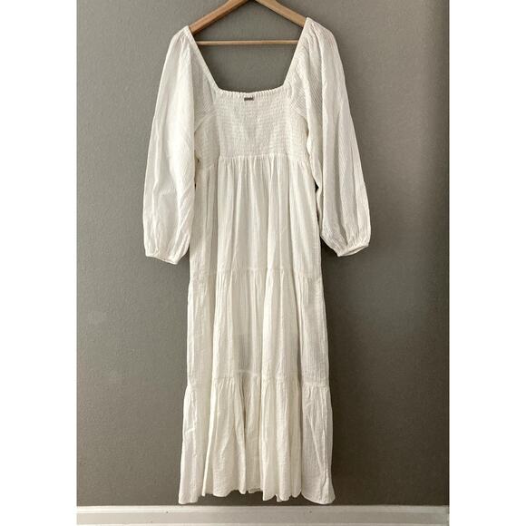 Billabong NEW Starry Skies Maxi Dress - White - Medium - Picture 6 of 10